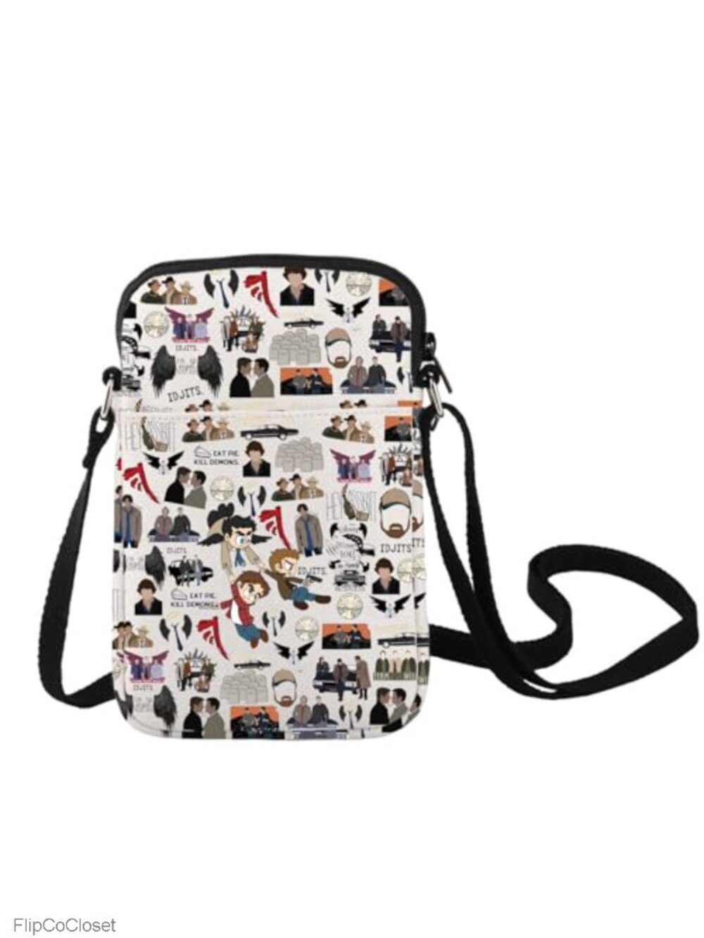Canvas Crossbody Bag TV Show Fan Shoulder Bag Double Sided Print
